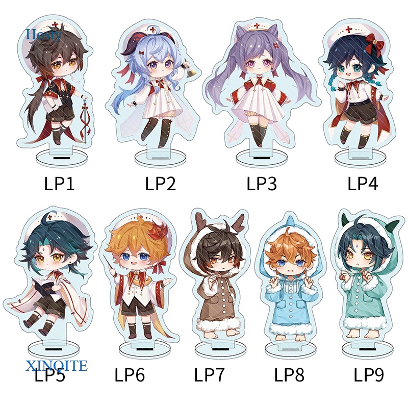 XINQITE Genshin Impact Game Characters Acrylic Stand Figure Standee ...
