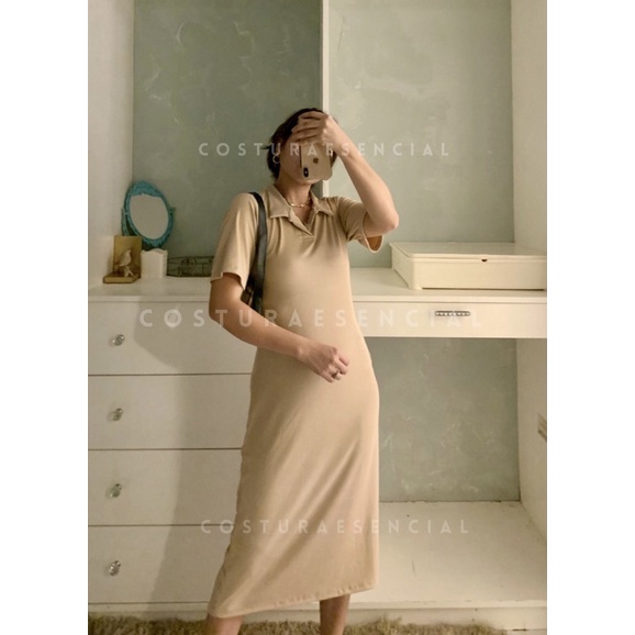 Costura Collar Knitted dress Shopee Philippines