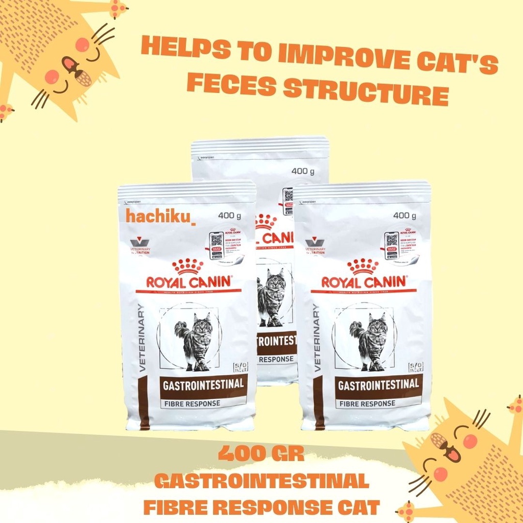 Royal CANIN GASTROINTESTINAL FIBRE RESPONSE CAT 400 GR / RC GI FIBRE RESPONSE Shopee Philippines
