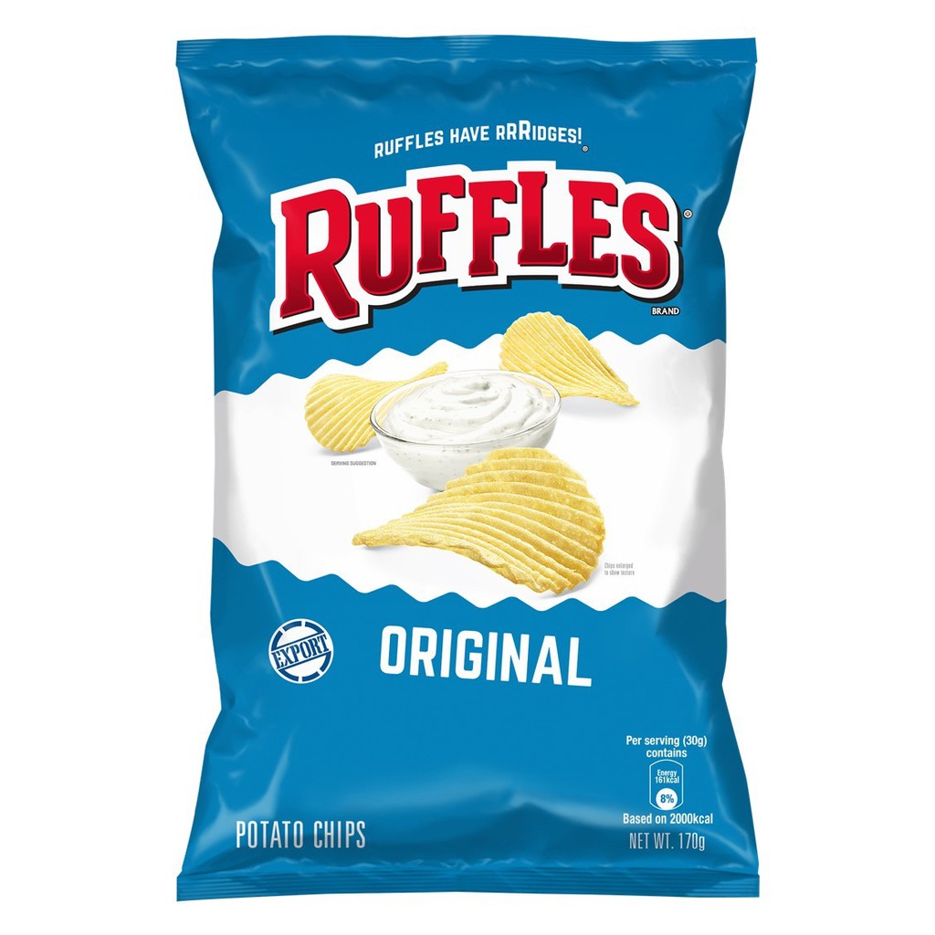 Ruffles Original Potato Chips 170g | Shopee Philippines