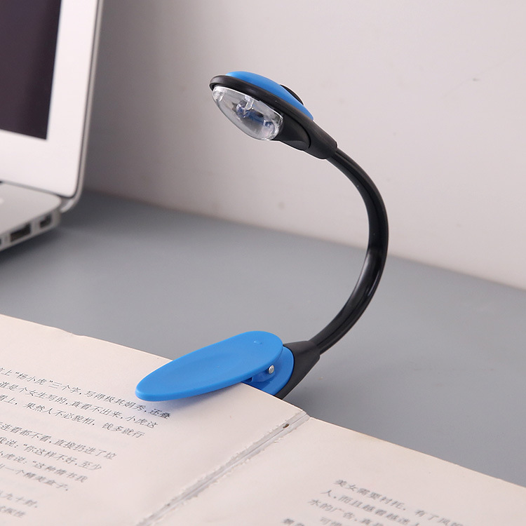 Led Book Light Mini ClipOn Flexible Bright LED Lamp Light Book Reading