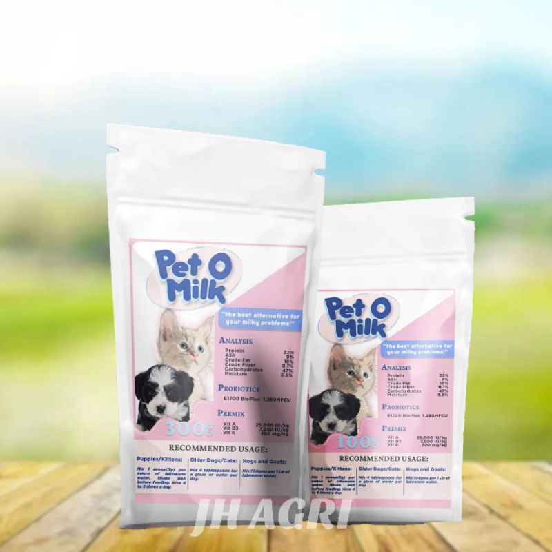 Pet O Milk + Goats Milk Replacer for dogs and cats + 300g & 100g 1 Pack Shopee Philippines