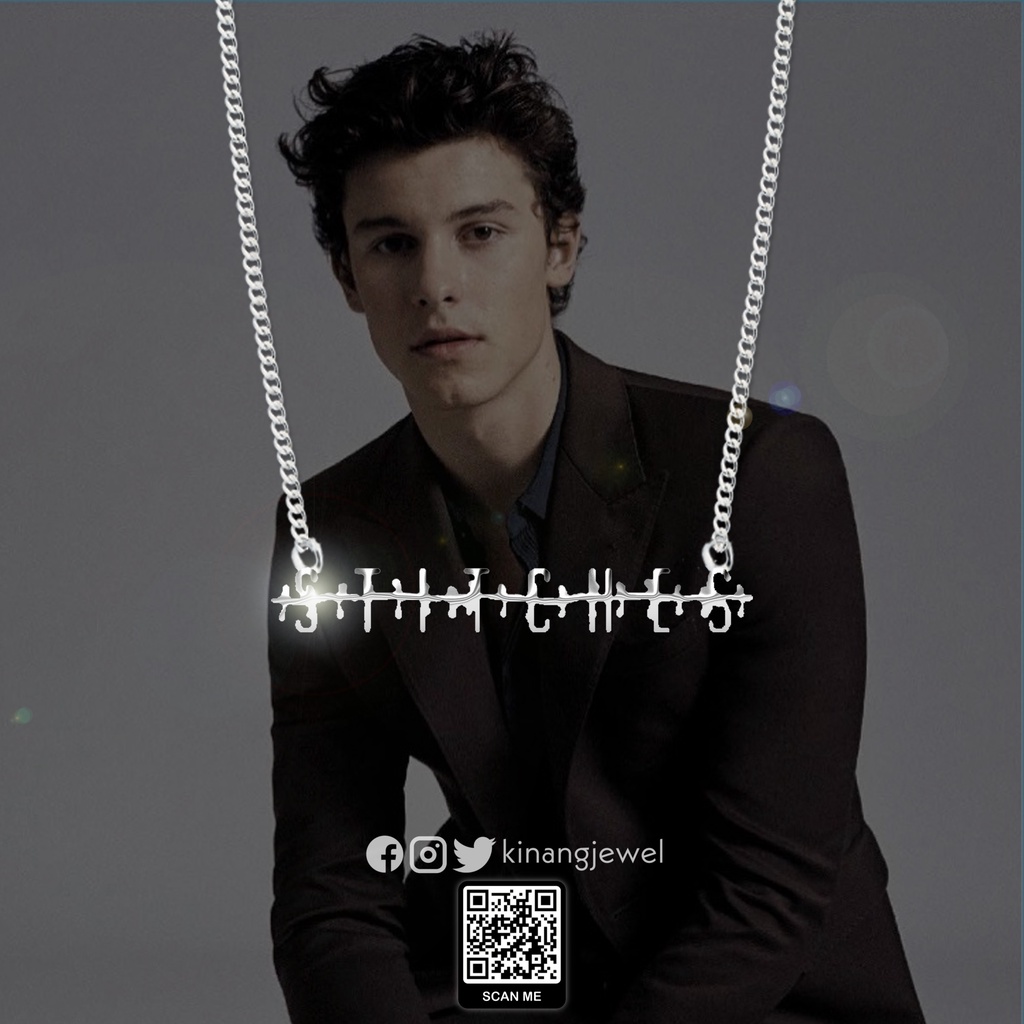 Kinang "STITCHES" Necklace (Shawn Mendes inspired) Shopee Philippines