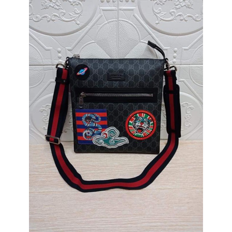 Gucci night cheap courrier messenger bag