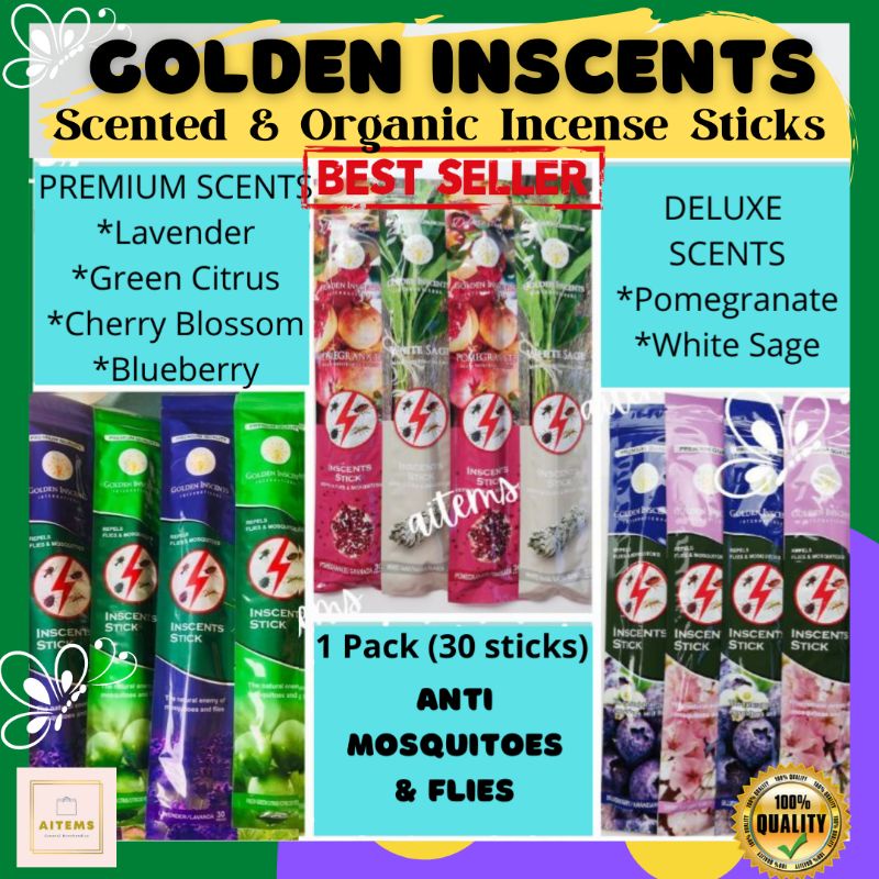 [AiTems] (1 pack) Scented Incense Mosquito Killer Sticks Pamatay Lamok ...