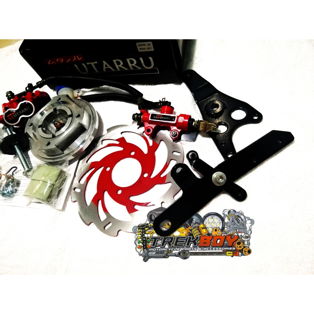 MTR REAR DISC BRAKE ASSEMBLY SET FOR SNIPER CLASSIC 135 | Shopee ...