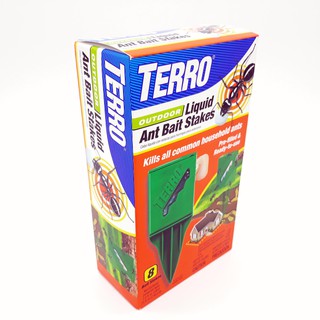 TERRO® Outdoor Liquid Ant Baits Stakes Ant Killer Garden KECORP_S1