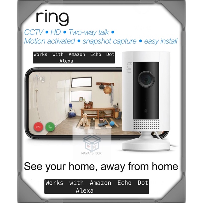 Ring security best sale camera manual