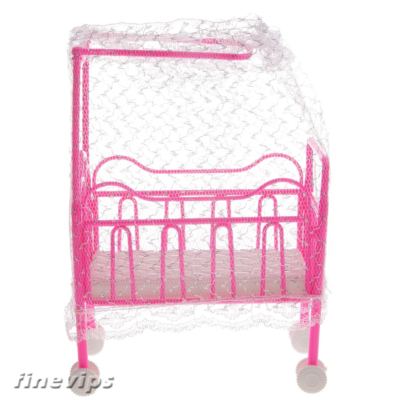 Plastic baby hot sale doll crib