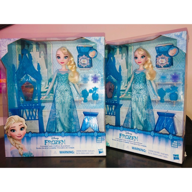 Disney Frozen Queen Elsa and Coronation Vanity Doll Set | Shopee ...