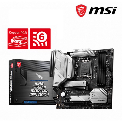 MSI MAG B660M MORTAR WIFI DDR4 Micro ATX Motherboard | Shopee Philippines