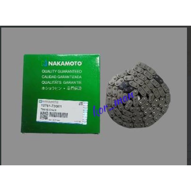 TIMING CHAIN SUZUKI TRANSFORMER K6A DA64W /DA6V 1276173G01 NAKAMOTO