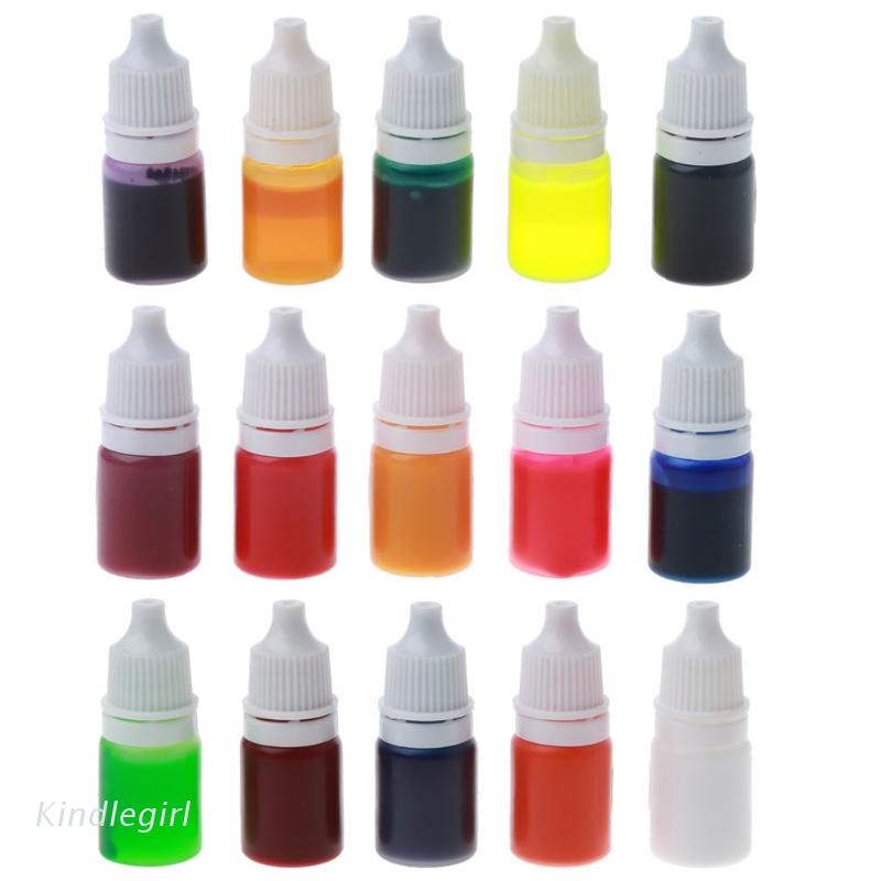 KING Epoxy Resin Pigment 15 Color Liquid Highly Concentrated Epoxy ...