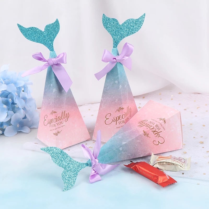 Mermaid Favor Baby Shower Birthday Wedding Party Decor Kraft Paper ...