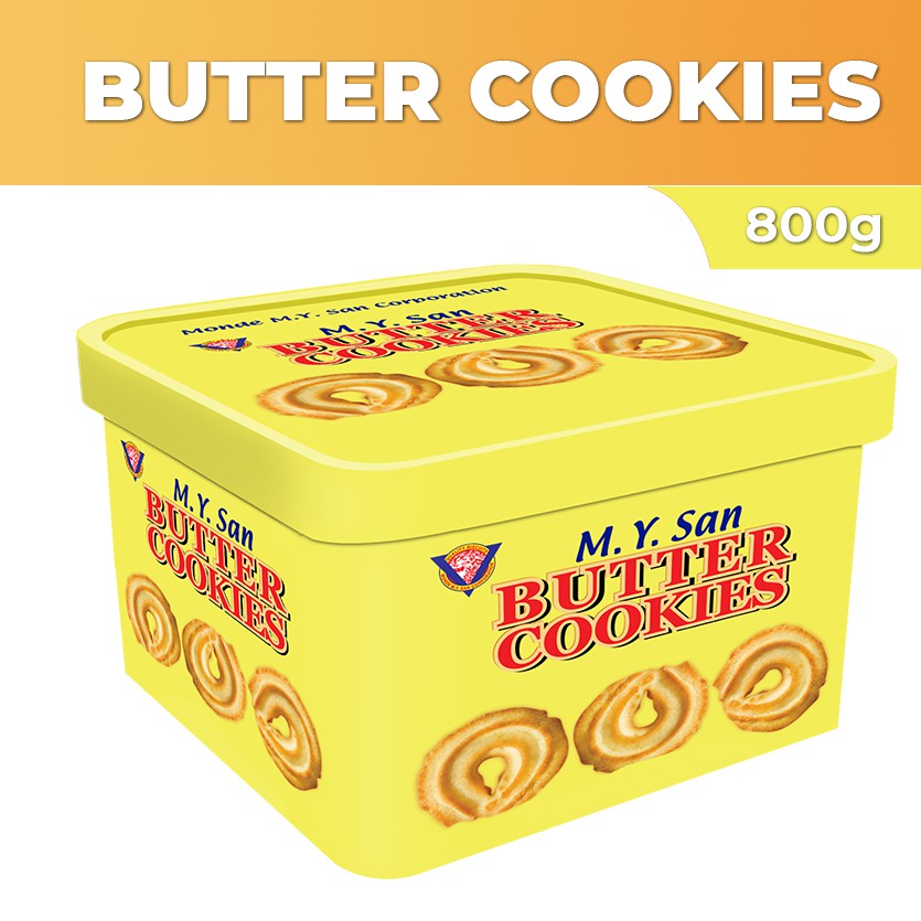 MY San Butter Cookies Ready to Eat Snack 800g | Shopee Philippines