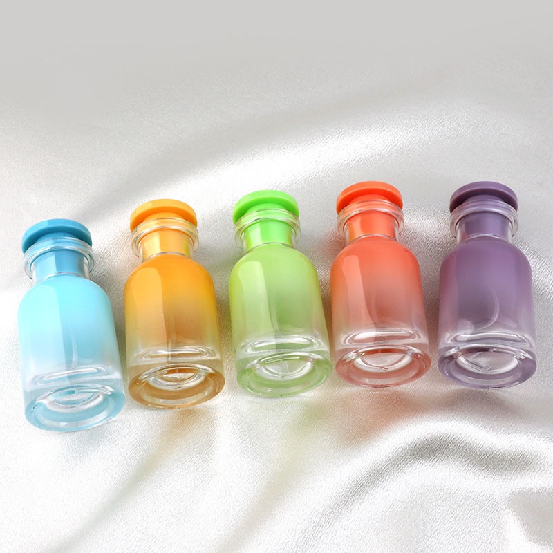 Colorful Perfume Bottle 30ml Portable Mini Glass Empty Dispenser Spray  Travel Bottles Random Color 1PC