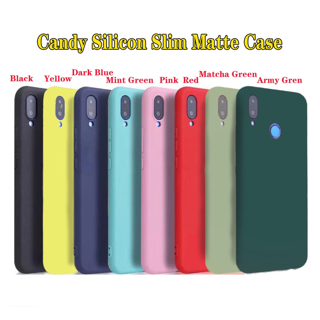 FOR Realme Pro Realme C2 C3 Realme Pro 5i 6i Candy Silicon Slim Matte  Tpu Soft Case