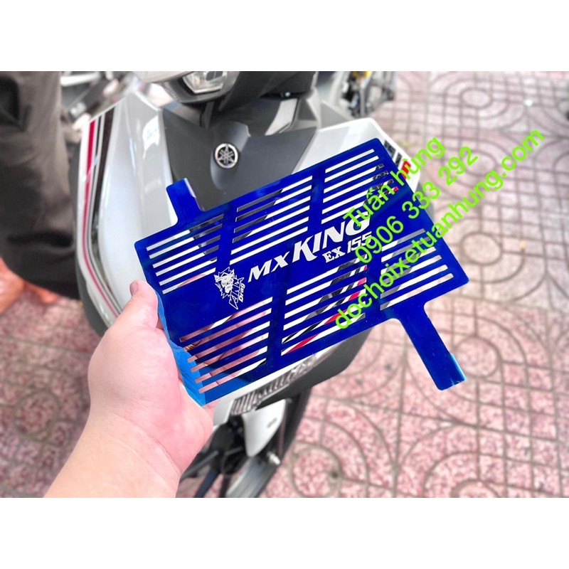 Exciter 155/ex155 radiator cover [SUPER BEAUTIFUL] titanium blue with ...