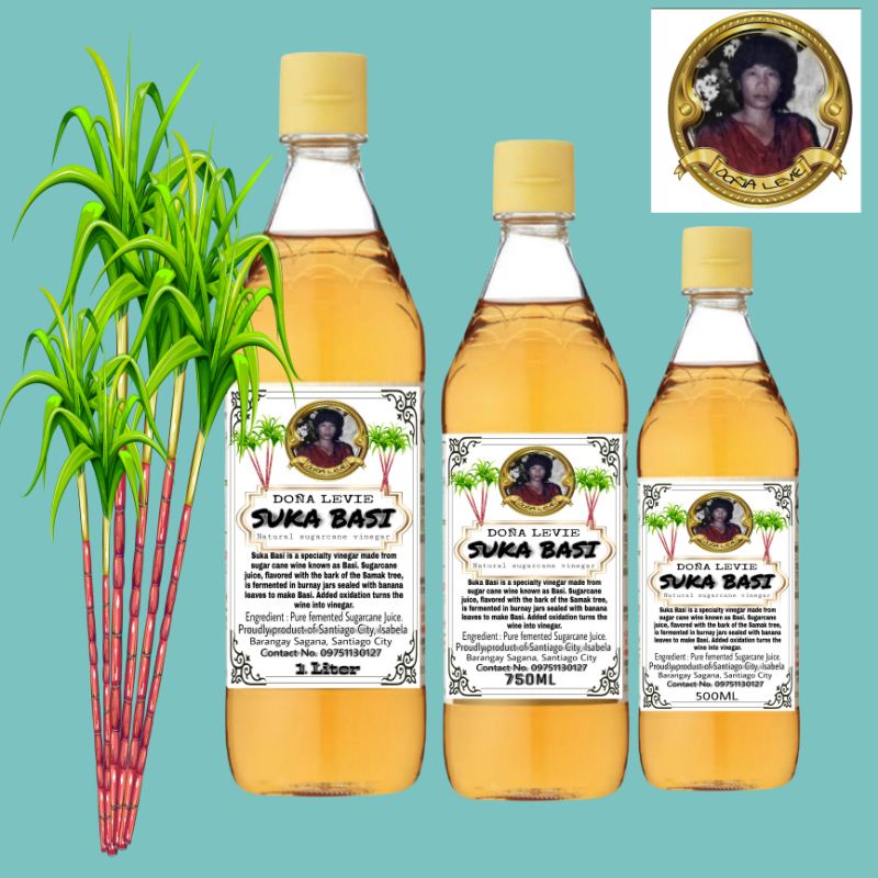 SUKA BASI Sugarcane Vinegar 750 ML Naturally Permented vinegar. Shopee Philippines