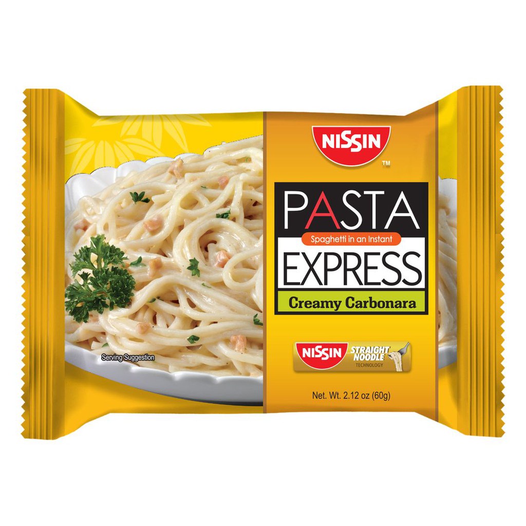 Nissin Pasta Express Creamy Carbonara 60g Shopee Philippines