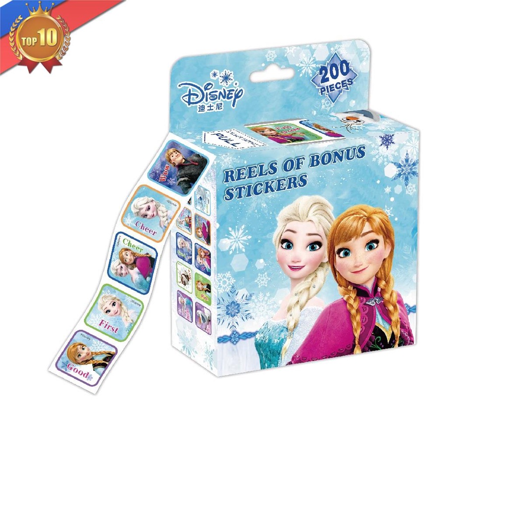TOP10№ 200 Pcs Disney Cartoon Stickers Frozen 2 Elsa And Anna Princess ...
