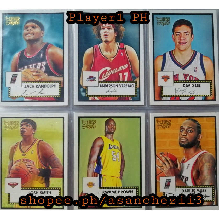 Topps 1952 Style Facsimile Auto NBA Card (Check variations)(Instant ...