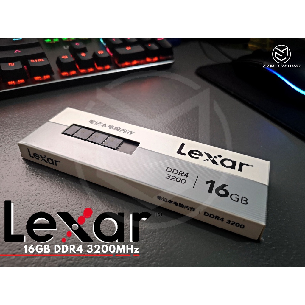 Lexar 8GB DDR4-3200MHz SO-DIMM 260-pin Laptop Memory 