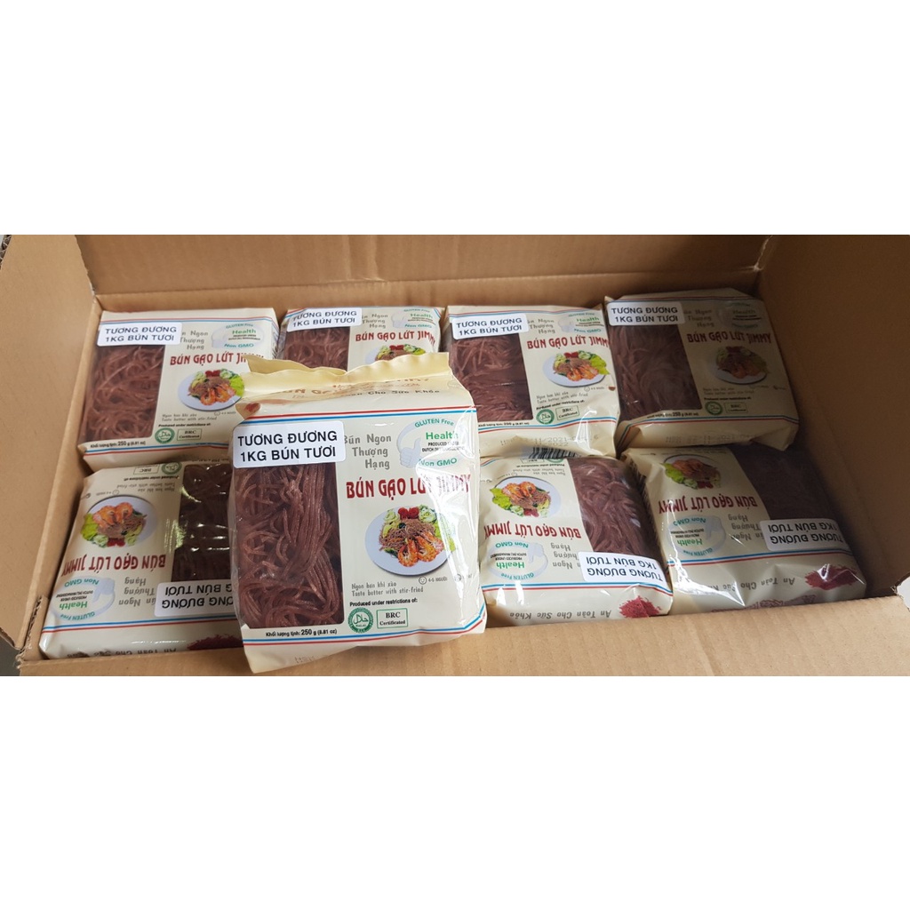 Jimmy Brown Rice Vermicelli Box 16 packs expiry date August 30, 2025 ...