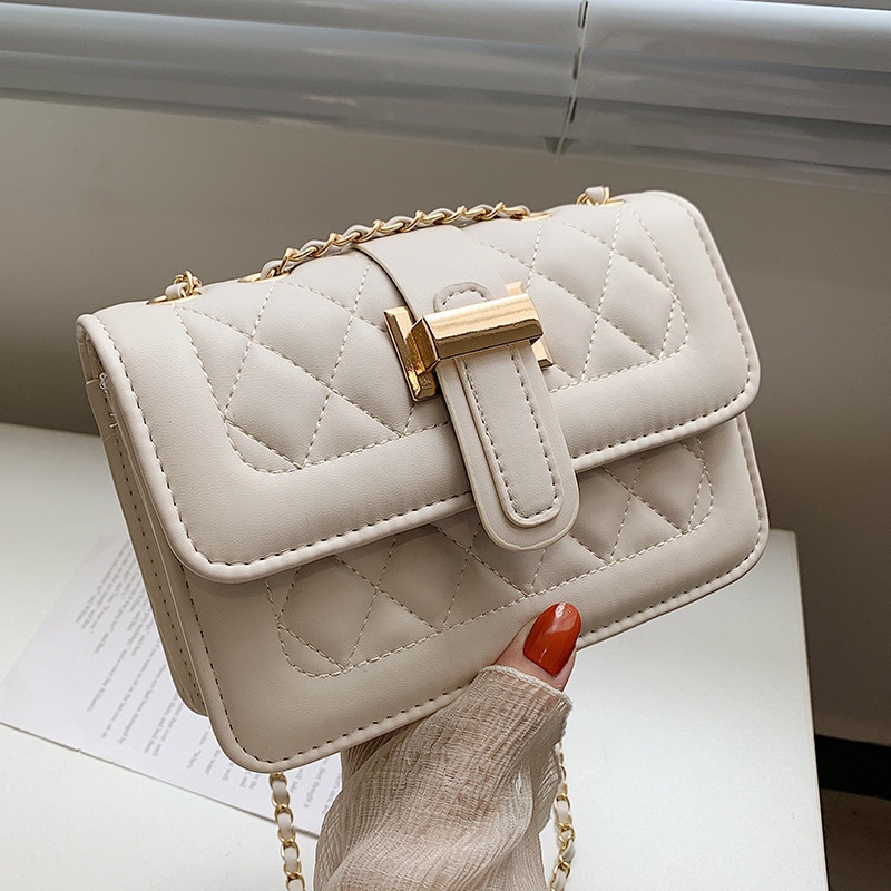 Sling Bags for Women Luxury Leather Vintage Designer Chain Bags Handbag ...