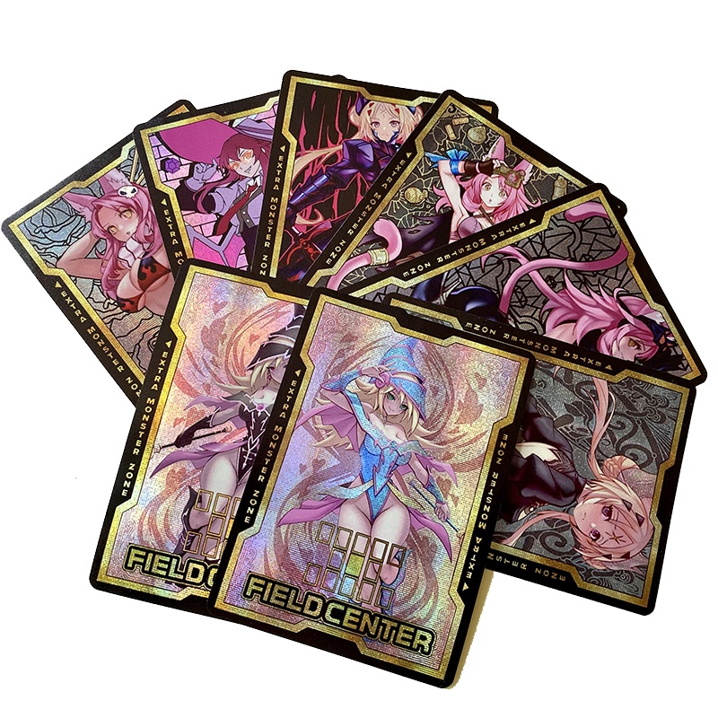 Orica Card DIY Yu Gi Oh Field Center Cards Dark Magician Girl ...