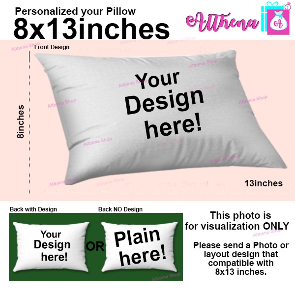 Customized pillow outlet size