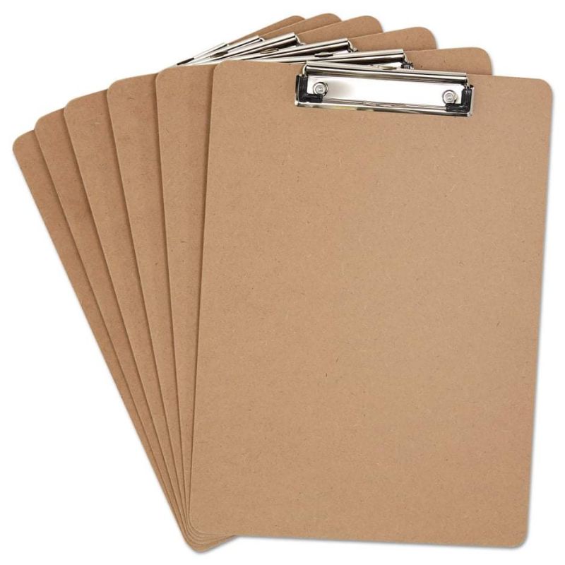 Plastic & Wooden CLIPBOARDS & with cover ( long & short size) Shopee