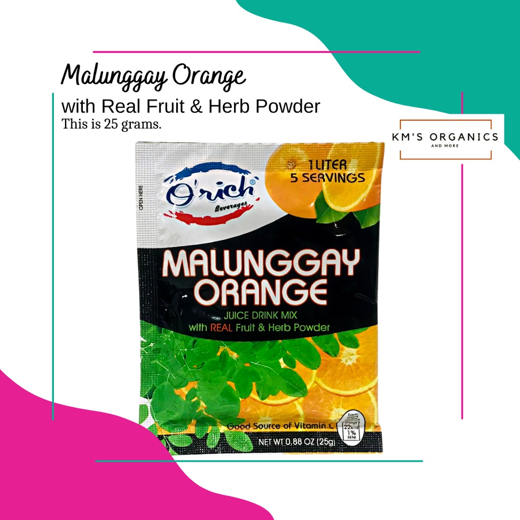 Malunggay Orange Juice Drink Mix Shopee Philippines