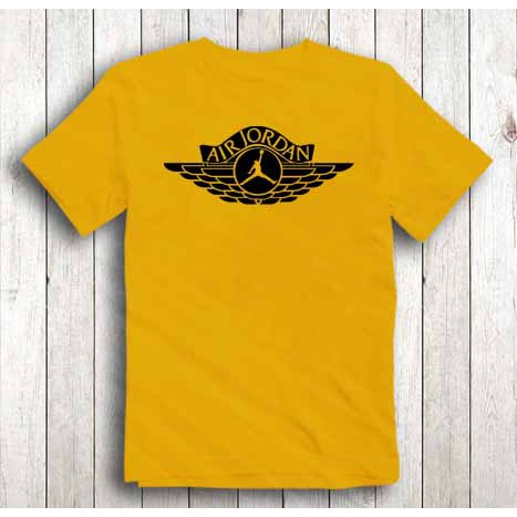 Yellow and black jordan on sale shirt