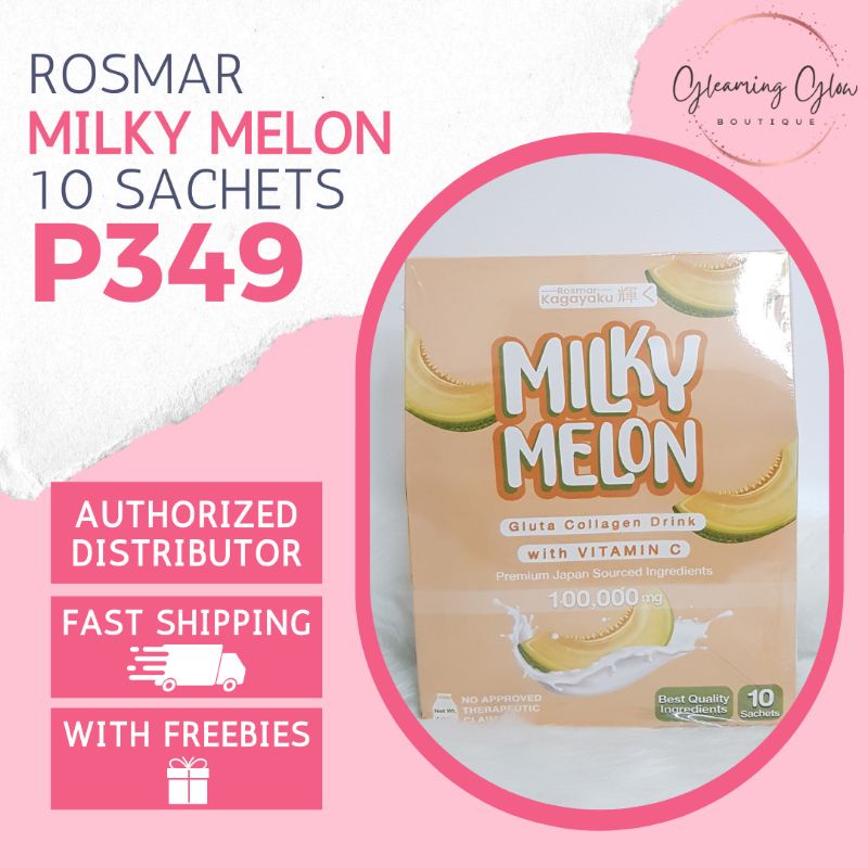 ROSMAR MILKY MELON COLLAGEN DRINK (10 SACHETS/BOX) Shopee Philippines