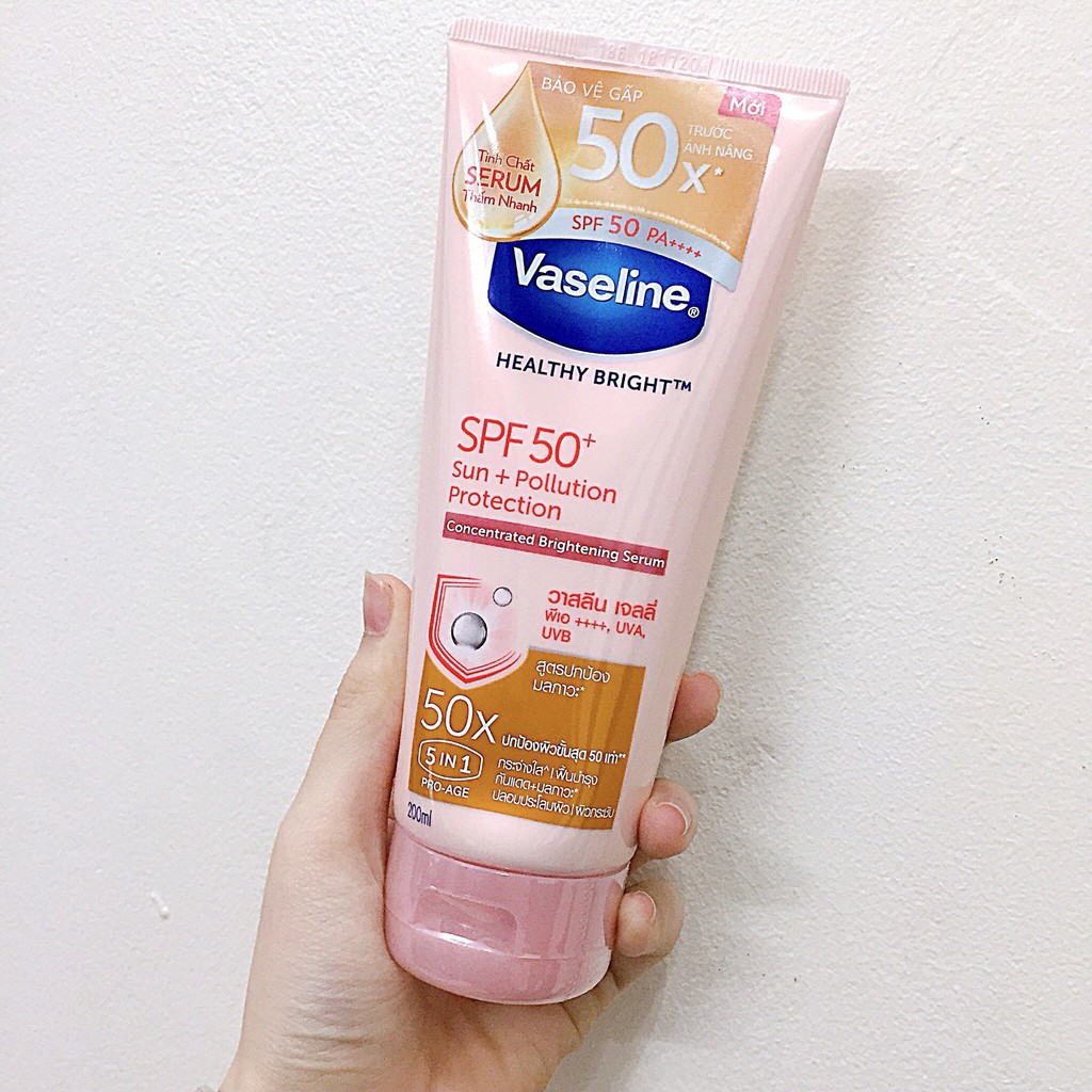 Vaseline Brightening & Sunscreen Body Lotion 320ml Shopee Philippines