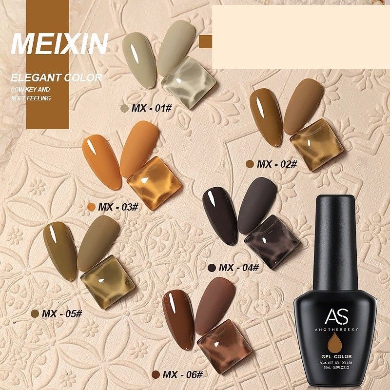 AS New Gel Polish Series MESHIN TEA 15ml | Shopee Philippines