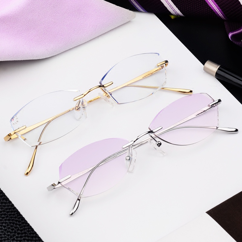 Women's Myopia Glasses Can Be Equipped with Degrees Finished Pure ...