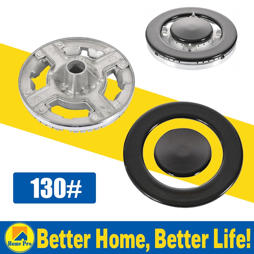 130 Universal Gas Burner Cap Kit Burner Hat Set Cooker Oven Firearm