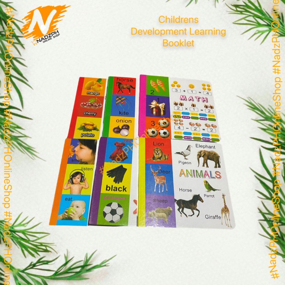 Child Learning Booklet Kids Toddlers Baby Learning Book Shopee