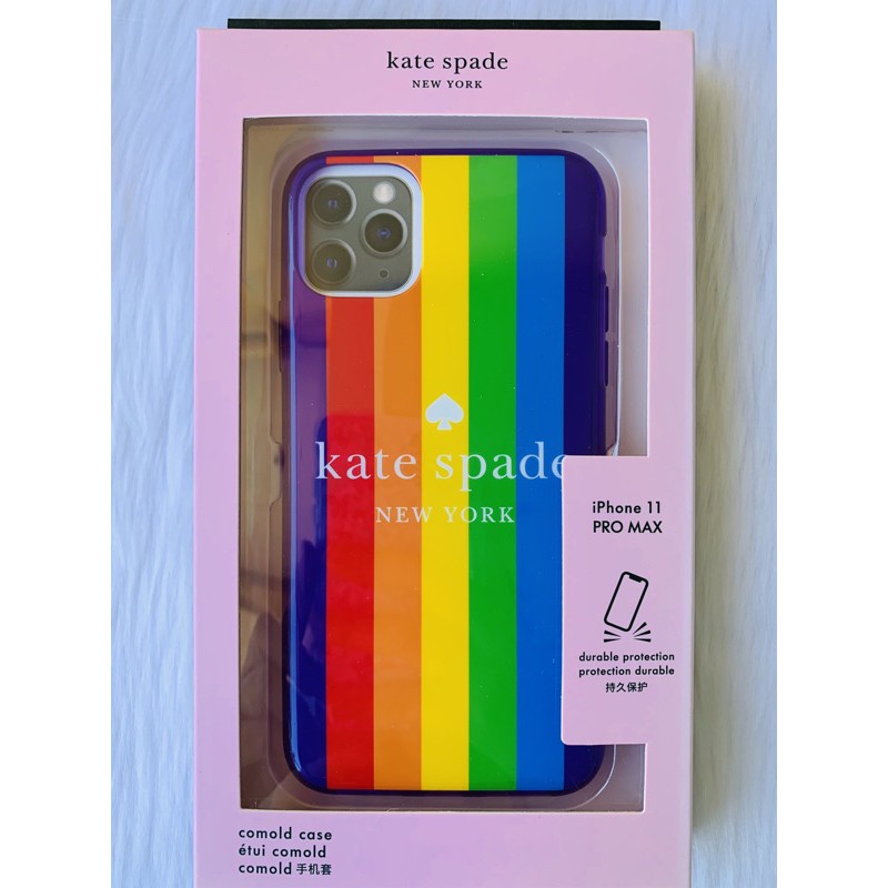 Original Kate Spade iphone 11 pro max rainbow case Shopee