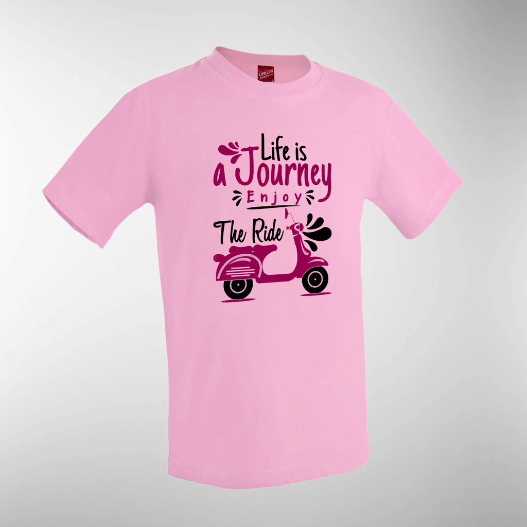 Pink t 2025 shirt with print