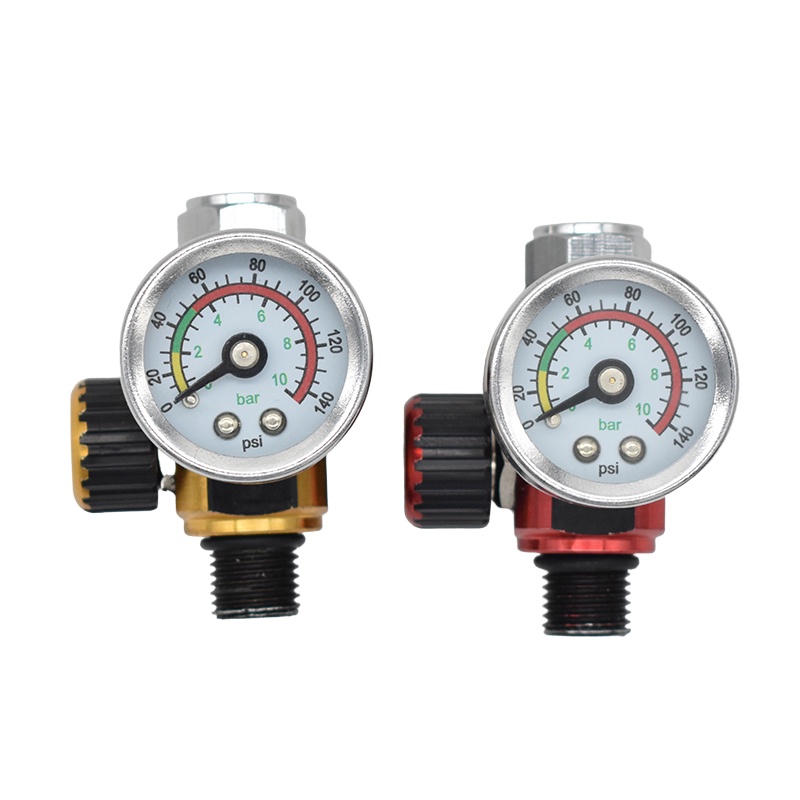 Scratch Spray Gun Air Regulator Gauge & In line Water Trap Filter Tool