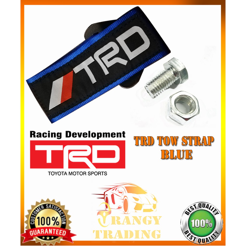 TRD Tow Strap BLUE (Car Accessories) Shopee Philippines