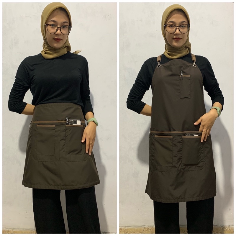 Barista Apron Cooking Apron Mini Apron Half Body Apron Shopee Philippines