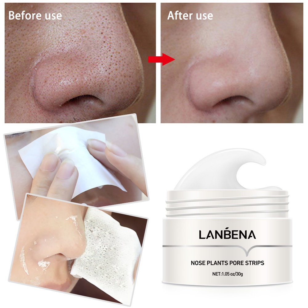 LANBENA Blackhead Whiteheads Remover Mask Facial Peeling Mask Nose