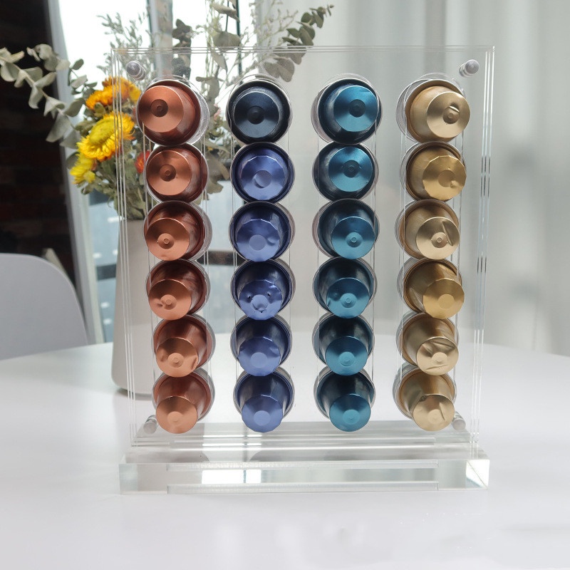 Nestle Nespresso Nespresso Capsule Coffee Storage Rack Acrylic Vertical ...