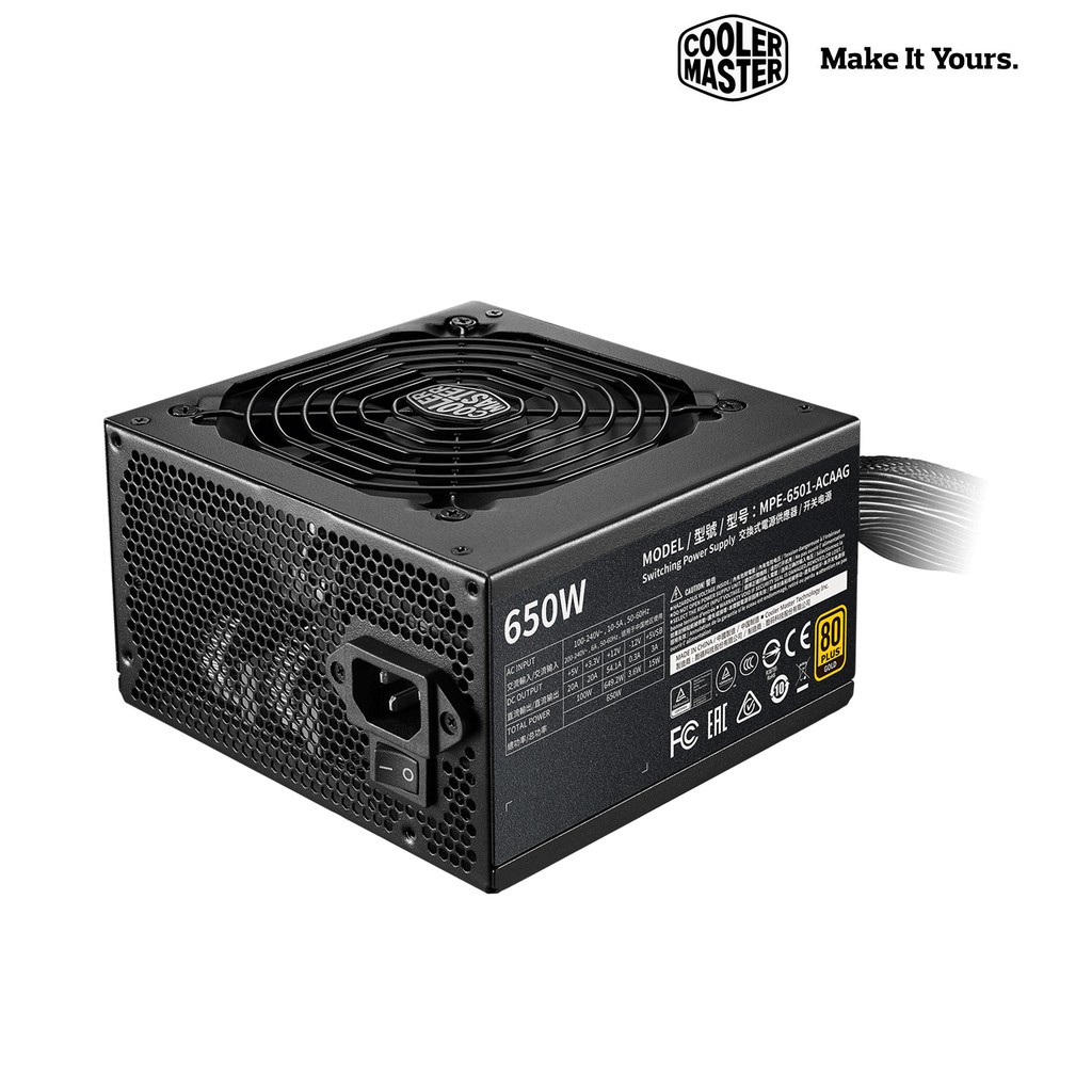 Cooler Master MWE GOLD 650 V2 650W 80+GoldCertified Non-Modular Power ...