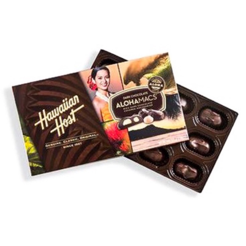 Hawaiian Host dark chocolate Alohamacs | Shopee Philippines