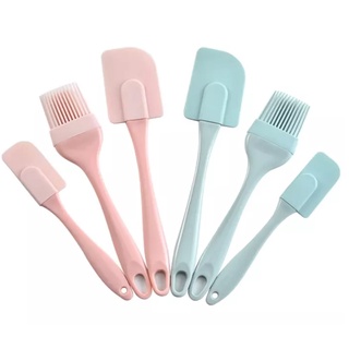 Silicone Heat Resistant Non-stick Spatula Flexible Rubber Scraper Kitchen  Tool 21cm x 4.1cm